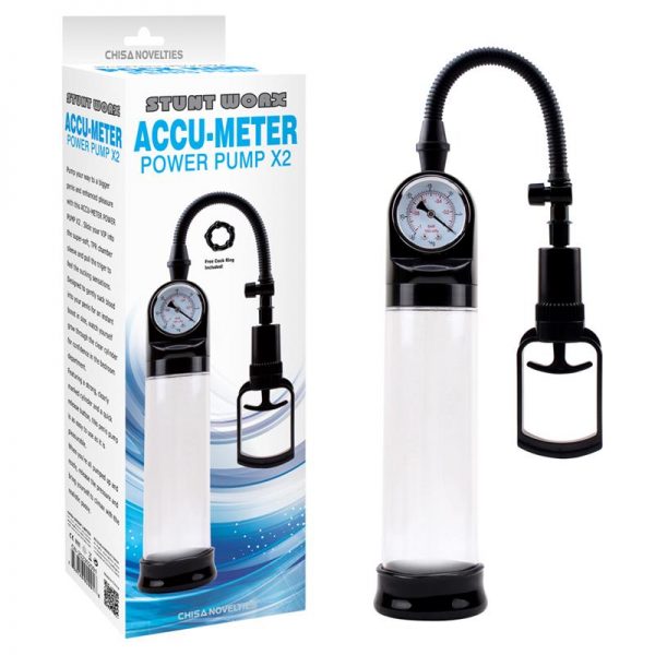 comprar Masturbador Accu-Meter Power Pump x2 barato y de calidad