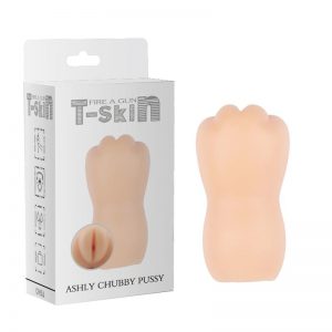 Masturbador Ashly Chubby Vagina T-Skin 13.3 cm Natural diseñado por la marca CHISA