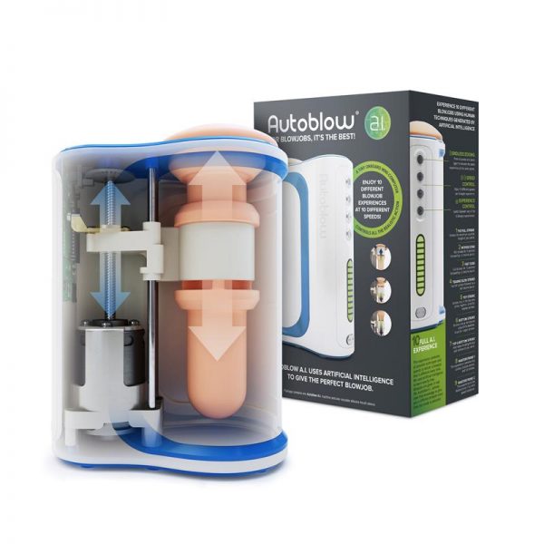 Masturbador Autoblow A.I. (Inteligencia Artificial) de la tienda erótica web www.tiendaeroticaweb.es