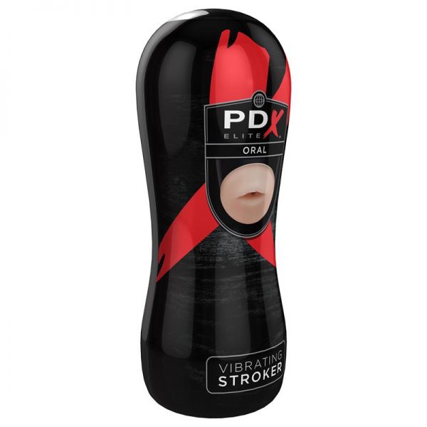 Masturbador con Vibración - Boca marca PDX ELITE