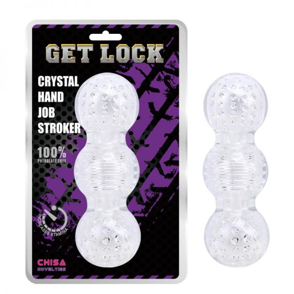 comprar Masturbador Crystal Hand Job 14.7 cm Transparente barato y de calidad