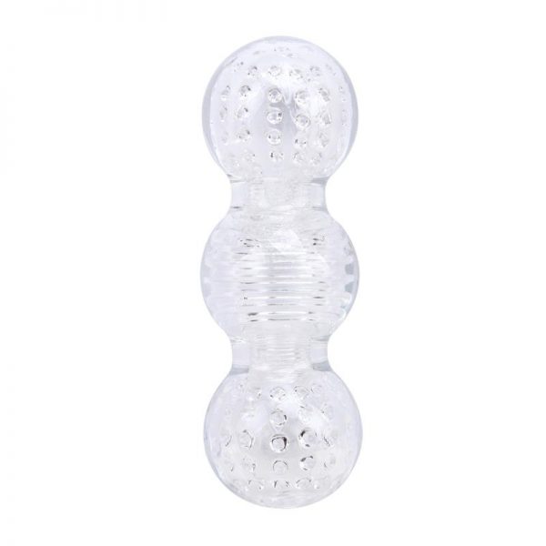 Masturbador Crystal Hand Job 14.7 cm Transparente diseñado por la marca CHISA