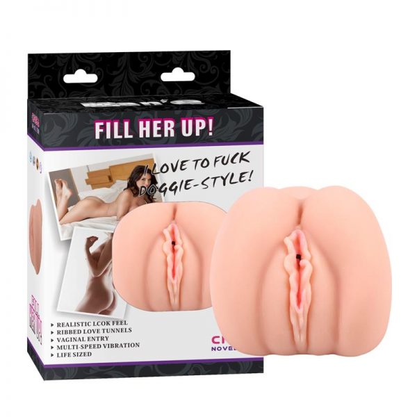 comprar Masturbador Fill Her Up T-Skin 17.7 cm Natural barato y de calidad