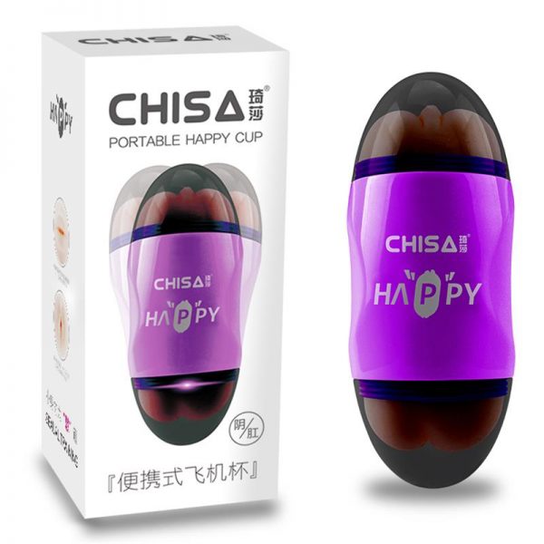 Masturbador Happy Cup Vagina y Ano T-Skin fabricado por CHISA