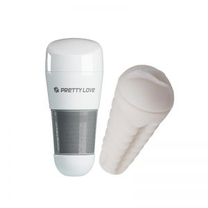 Masturbador Kitty Blanco Vagina diseñado por la marca PRETTYLOVE