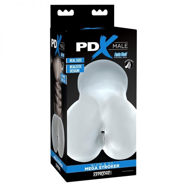 Masturbador Male Blow and Go Mega Transparente de calidad
