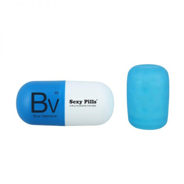 Masturbador Sexy Pills Blue Valentine diseñado por la marca LOVE TO LOVE