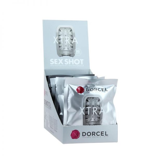 Masturbador Shot Xtra Expositor 12 Unidades de la marca DORCEL