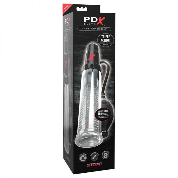 Masturbador Suck-N-Pump Stoker marca PDX ELITE