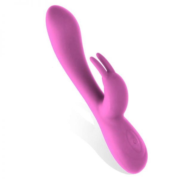 Mauve Vibrador Unibody Silicona Liquida USB Rosa de precio barato