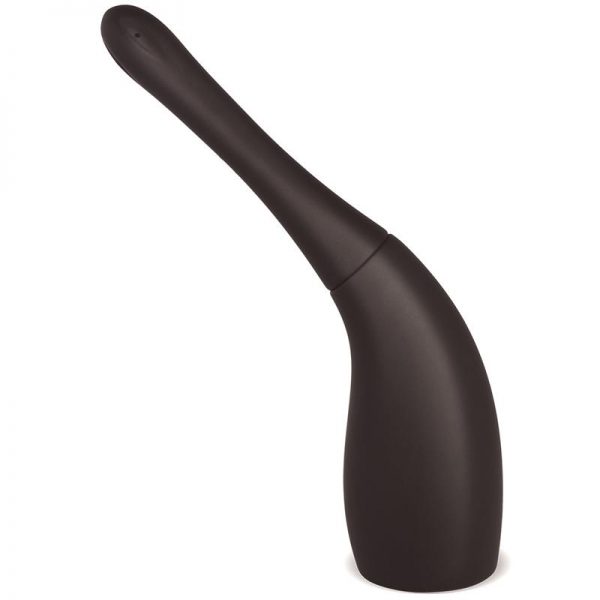 Meticulous Ducha Anal Deluxe Silicona Negro marca TARDENOCHE