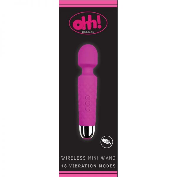 comprar Mini Masageador Rosa Silicona 20 x 4.1 cm barato y de calidad