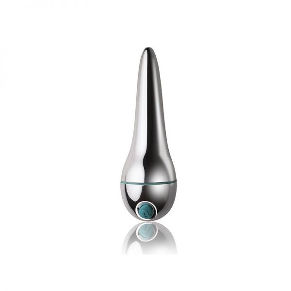 Mini Masajeador Aura Silver diseñado por la marca ROCKSOFF
