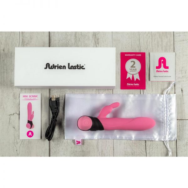 Mini Vibrador Bonnie & Clyde Silicona 18.7 x 3.1 cm fabricado por ADRIEN LASTIC