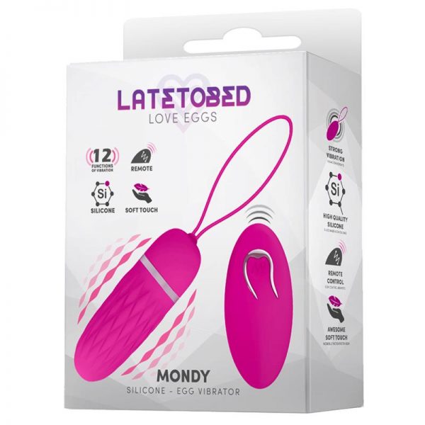 Mondy Huevo Vibrador Control Remoto Inalámbrico fabricado por LATETOBED