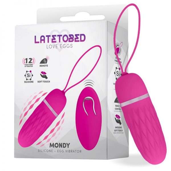 Mondy Huevo Vibrador Control Remoto Inalámbrico de la marca LATETOBED