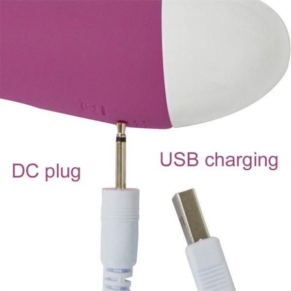 Monroe Vibrador Silicona Recargable USB Púrpura de la tienda erótica web www.tiendaeroticaweb.es