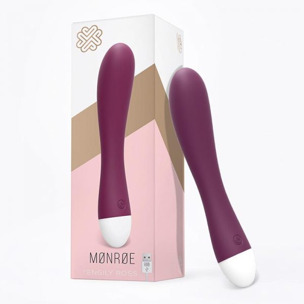 Monroe Vibrador Silicona Recargable USB Púrpura diseñado por la marca ENGILY ROSS