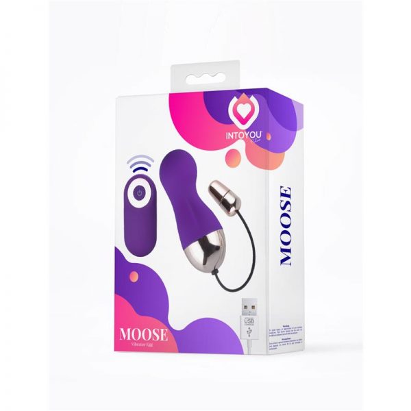 Moose Huevo Vibrador Control Remoto Silicona USB fabricado por INTOYOU P LINE