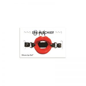 Mordaza con Forma de Labios Color Rojo diseñado por la marca SEX & MISCHIEF