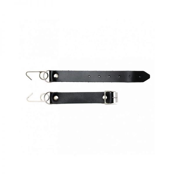 Mordaza con Ganchos Labios Cuero Ajustable marca BONDAGE PLAY