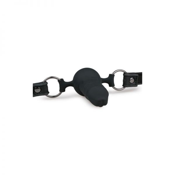 venta de Mordaza con Pene Silicona Negro en tienda erótica online