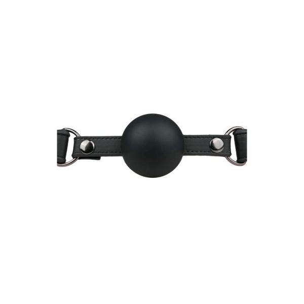 comprar Mordaza con Bola Silicona Negra en sex shop online