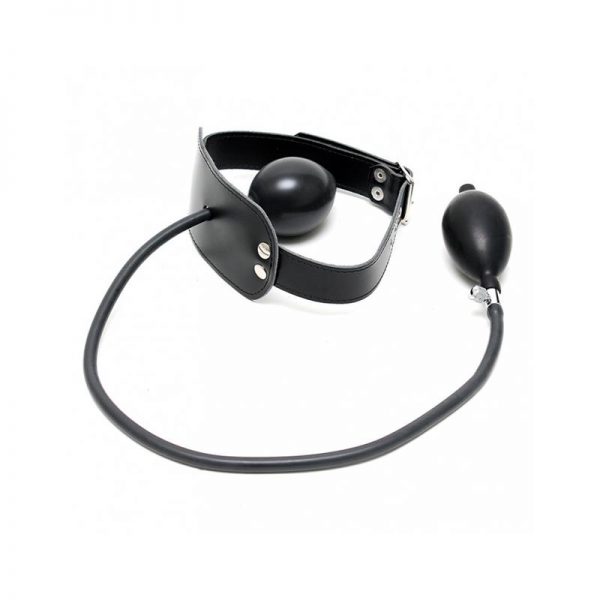 Mordaza Cuero con Globo Inflable y Bomba Ajustable barato