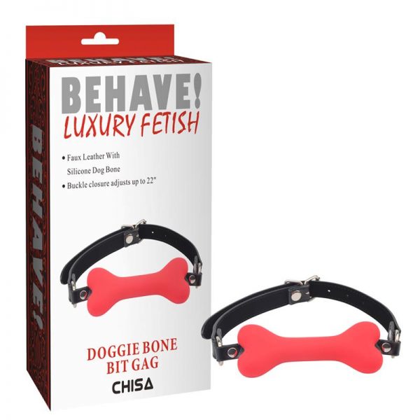 Mordaza Hueso Doggle Bone Bit Rojo diseñado por la marca CHISA