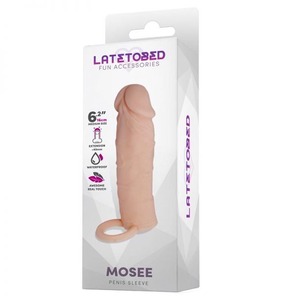 Mosee Funda para el Pene Impermeable + 40 mm fabricado por LATETOBED