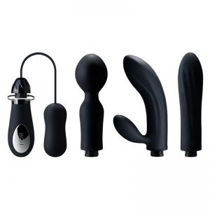 Mystic - con 4 Cabezas Vibratorias Intercambiables Color Negro barato