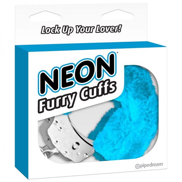 Neon Esposas Forradas Color Azul de calidad