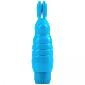 Neon Mini Vibrador Luv Touch Rabbit Azul barato