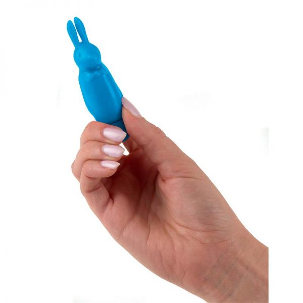 Neon Mini Vibrador Luv Touch Rabbit Azul en www.tiendaeroticaweb.es