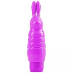 Neon Mini Vibrador Luv Touch Rabbit Púrpura barato