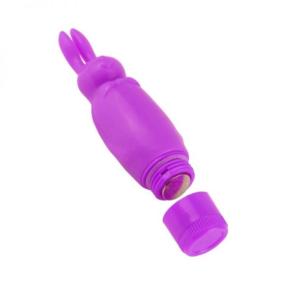 Neon Mini Vibrador Luv Touch Rabbit Púrpura en www.tiendaeroticaweb.es
