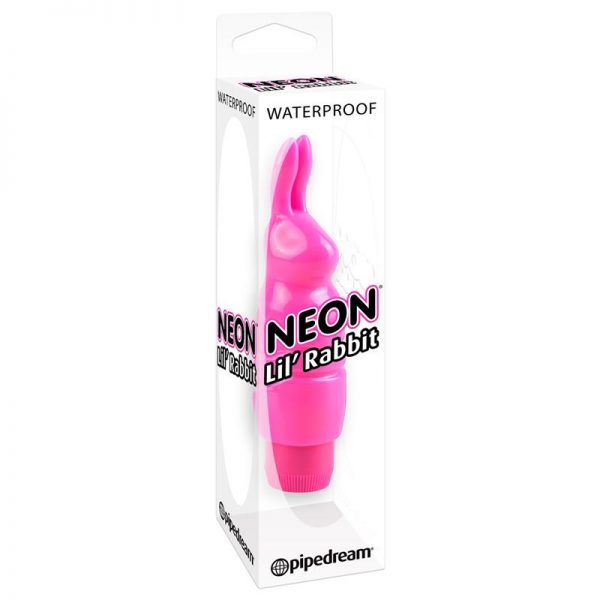 Neon Mini Vibrador Luv Touch Rabbit Rosa de calidad