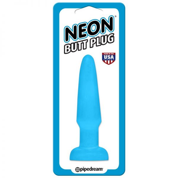 Neon Plug Anal Azul de calidad