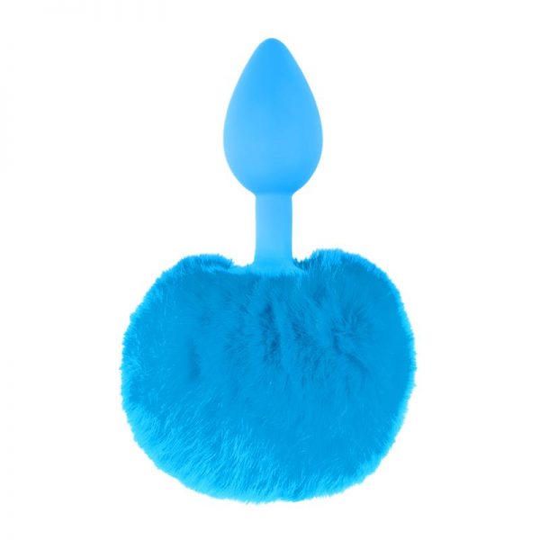 Neon Plug Anal con Cola Azul barato