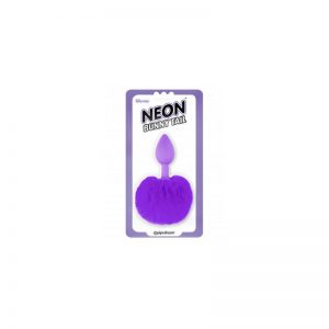 Neon Plug Anal con Cola Púrpura barato