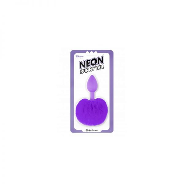 Neon Plug Anal con Cola Púrpura barato