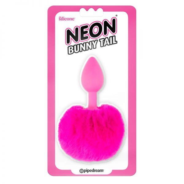 Neon Plug Anal con Cola Rosa de calidad