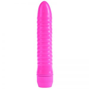 Neon Vibrador Estriado Rocket Rosa barato