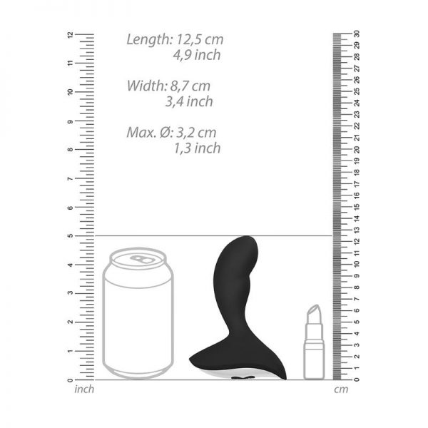 No. 79 Estimuldor Punto P Vibrador Control Remoto Negro de calidad