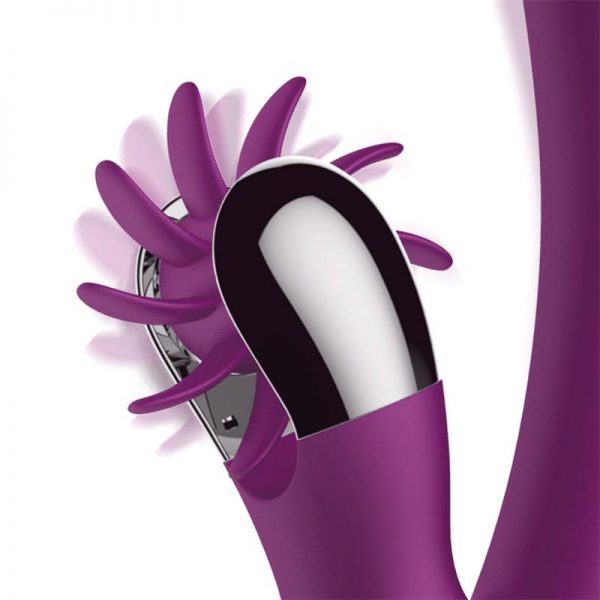 No. Four Vibrador Up and Down y Rueda Estimuladora USB Silicona de calidad y barato