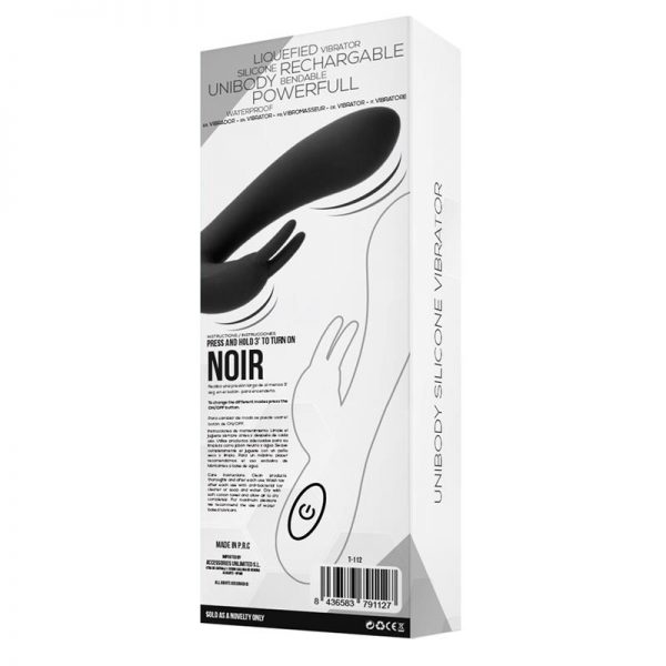 Noir Vibrador Silicona Líquida Inyectada USB diseñado por la marca TARDENOCHE