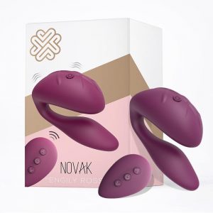 Novak Vibrador para Parejas Control Remoto USB Púrpura diseñado por la marca ENGILY ROSS