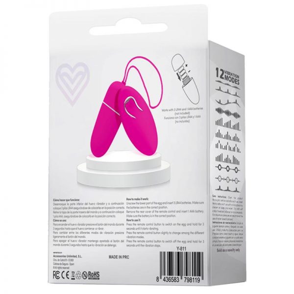comprar Nutty Huevo Vibrador Control Remoto Inalámbrico en sex shop online