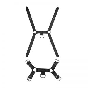 Ouch! Skulls and Bones Arnés con Púas diseñado por la marca OUCH!