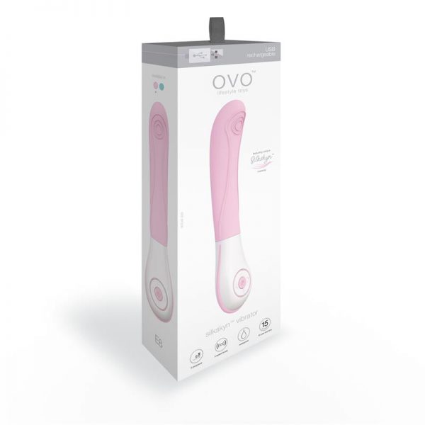 OVO Vibrador Recargable E8 Rosa fabricante OVO